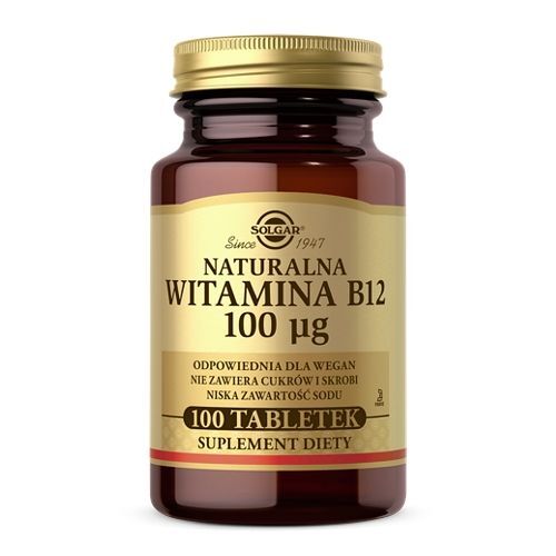 Solgar Natural Vitamina B12 100 Ug Tablete X 100 Buc.2