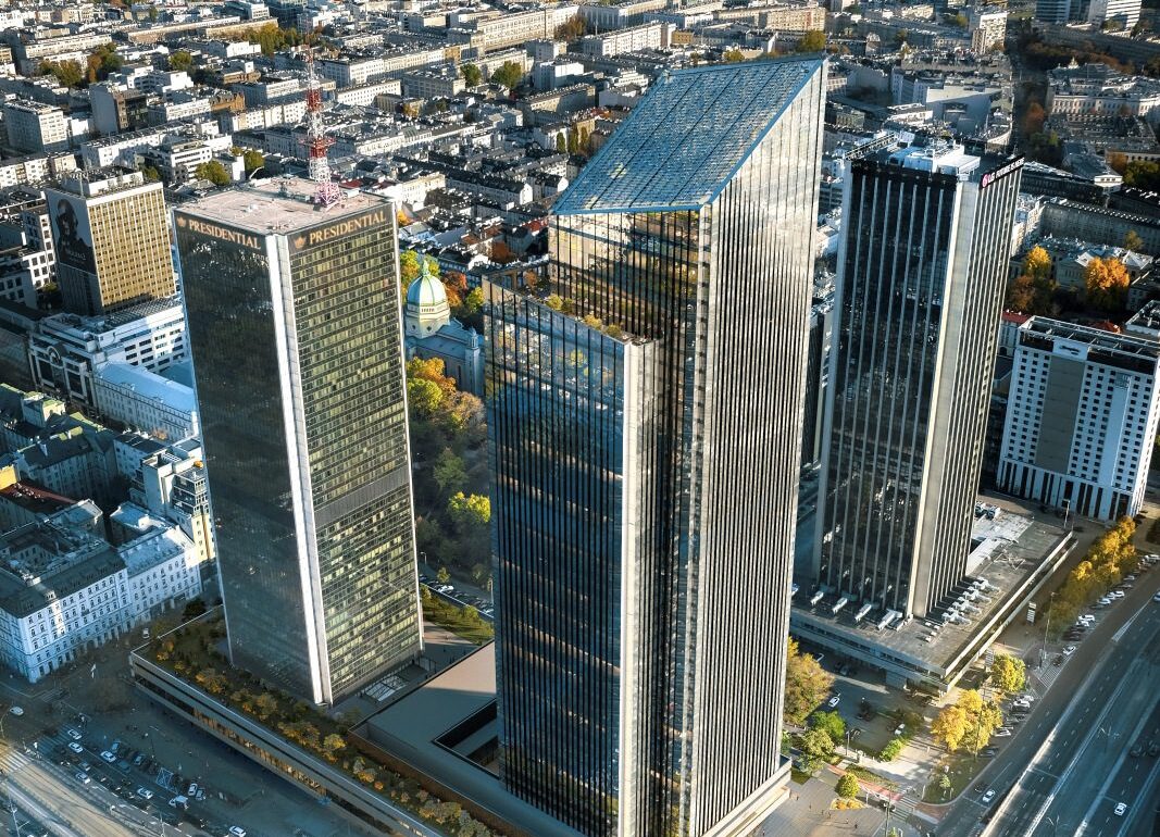 Lilium Tower din Varșovia Un zgârie-nori organic suspendat