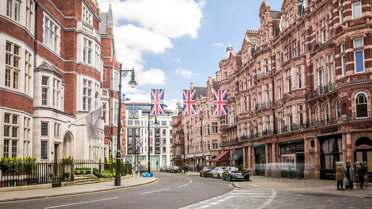 Mayfair Cartierul din Londra